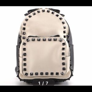 Valentino Garavani Rockstud Leather Backpack Purse